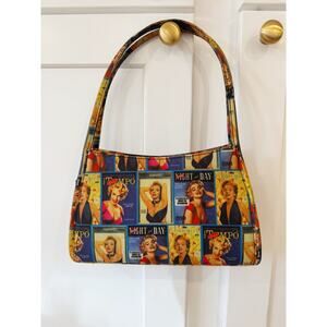 Vintage Marilyn Monroe Print Shoulder Bag